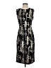 BCBGMAXAZRIA 100% Polyester Graphic Black Cocktail Dress Size 4 - photo 1