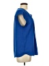 Daniel Rainn 100% Polyester Blue Short Sleeve Blouse Size L - photo 4