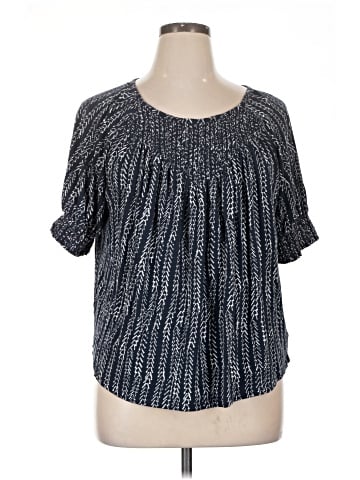 Lucky Brand Short Sleeve Blouse (view 1)