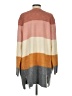 Modern Lux Color Block Orange Cardigan Size S - photo 2
