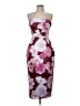 Lulus 100% Polyester Floral Burgundy Cocktail Dress Size M - photo 1