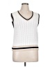 Assorted Brands 100% Cotton White Sweater Vest Size XL - photo 1