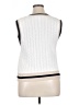 Assorted Brands 100% Cotton White Sweater Vest Size XL - photo 2