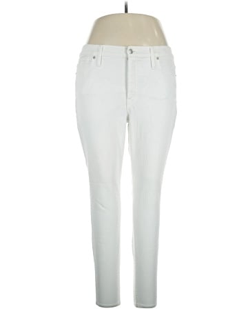 Madewell 9" High-Rise Skinny Jeans in Pure White (view 1)