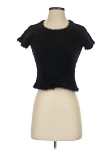 Aqua Short Sleeve Turtleneck (view 1)