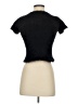Aqua Black Short Sleeve Turtleneck Size S - photo 2
