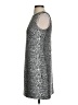 Aqua Graphic Silver Cocktail Dress Size S - photo 5