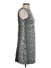 Aqua Graphic Silver Cocktail Dress Size S - photo 4