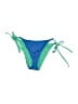 Hurley Color Block Green Swimsuit Bottoms Size S - photo 1