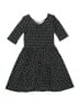 Dot Dot Smile Chevron-herringbone Black Dress Size 7 - photo 1
