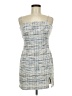 Lovely Day Tweed Blue Cocktail Dress Size M - photo 1