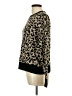 Dex 100% Acrylic Animal Print Brown Pullover Sweater Size L - photo 5