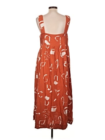 Madewell Madewell x Caroline Z Hurley Tank Midi Dress in Abstract Alpha (view 2)