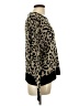 Dex 100% Acrylic Animal Print Brown Pullover Sweater Size L - photo 4