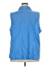 Talbots Blue Sleeveless Button-Down Shirt Size 24W - photo 2