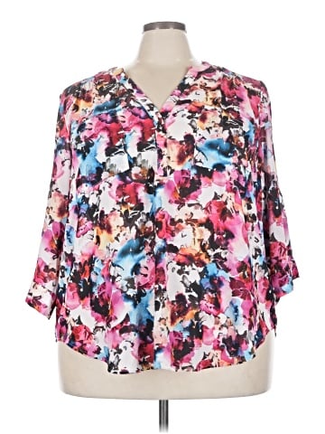 Torrid 3/4 Sleeve Blouse (view 1)