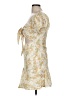 En Saison 100% Polyester Yellow Cocktail Dress Size M - photo 5