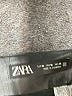 Zara 100% Polyester Black Faux Leather Skirt Size M - photo 3