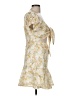 En Saison 100% Polyester Yellow Cocktail Dress Size M - photo 4