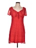 No Boundaries 100% Polyester Hearts Red Casual Dress Size L - photo 1