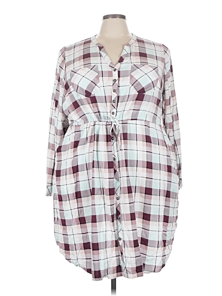 Pre-owned Torrid Casual Dress In Burgundy
