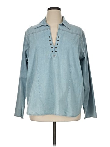 Bill Blass Long Sleeve Blouse (view 1)