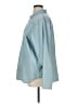 Bill Blass 100% Cotton Blue Long Sleeve Blouse Size 1X - photo 5
