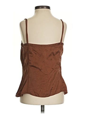 Anne Klein Sleeveless Silk Top (view 2)