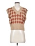 Sincerely Jules Argyle Tan Sweater Vest Size XS - photo 1