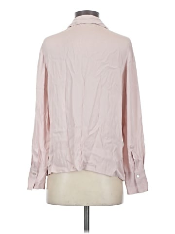 Vince. Long Sleeve Silk Top (view 2)