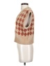 Sincerely Jules Argyle Tan Sweater Vest Size XS - photo 5