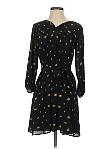 Madewell Tie-Waist Mini Dress in French Daisies (view 1)