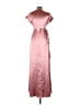 Azazie 100% Polyester Metallic Pink Cocktail Dress Size 2 - photo 2