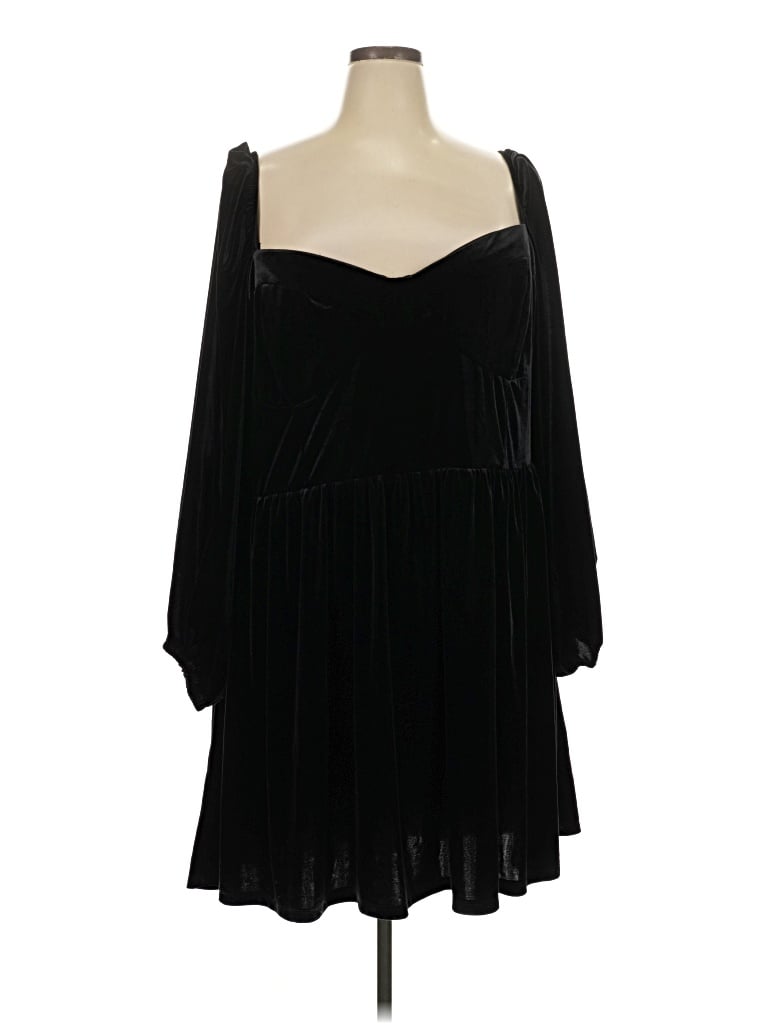 Pre-owned Eloquii Cocktail Dress In Black