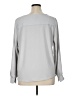 Ann Taylor Gray Long Sleeve Blouse Size XL - photo 2