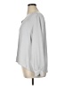 Ann Taylor Gray Long Sleeve Blouse Size XL - photo 5