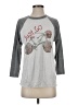 Next Level Apparel Gray 3/4 Sleeve T-Shirt Size S - photo 1