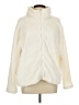 Serra 100% Polyester Solid Ivory Faux Fur Jacket Size L - photo 1