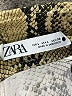 Zara Animal Print Silver Casual Pants Size L - photo 7