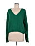 American Eagle Outfitters Solid Green Pullover Sweater Size M - photo 1