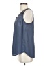 Floreat 100% Polyester Blue Sleeveless Blouse Size 4 - photo 5