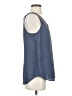 Floreat 100% Polyester Blue Sleeveless Blouse Size 4 - photo 4