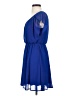 Lush 100% Polyester Solid Blue Cocktail Dress Size S - photo 5