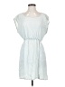 Freeway Solid Blue Casual Dress Size S - photo 1
