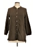 Assorted Brands Brown 3/4 Sleeve Button-Down Shirt Size L (estimated) - photo 1