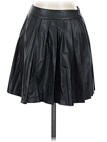Zara Faux Leather Skirt (view 1)