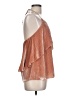 Alice + Olivia Brown Sleeveless Blouse Size L - photo 4
