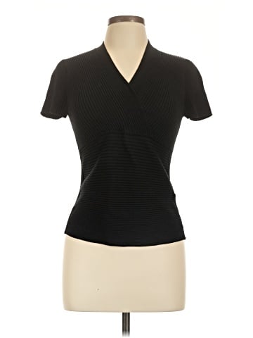 August Silk Short Sleeve Top (view 1)