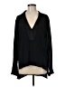 MNG Black Long Sleeve Blouse Size 8 - photo 1