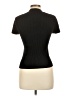 August Silk Black Short Sleeve Top Size L - photo 2